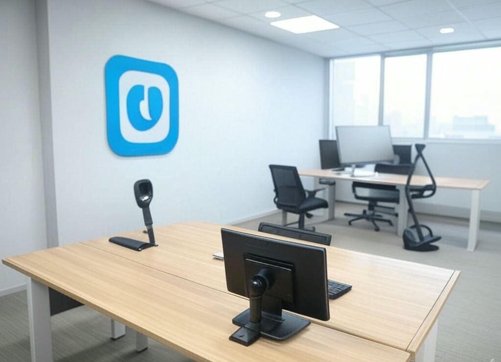 зображення чистого офісу, як демонстрація оптимального простору завдяки регулярному прибиранню