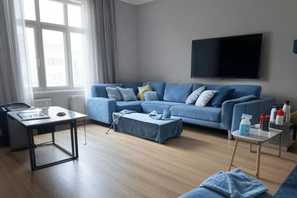 Зображення кімнати в тему: Помилки при прибиранні